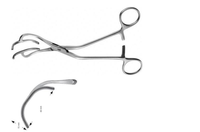 ЛЕМОЛЬ ПРЯМ. АТРАВМАТ.ЗАТИСКАЧ 40X15MM